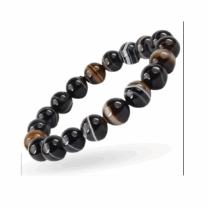 Black Hakik (Agate) Bracelet