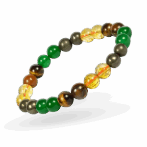 Citrine, Aventurine, Pyrite & Tiger's Eye